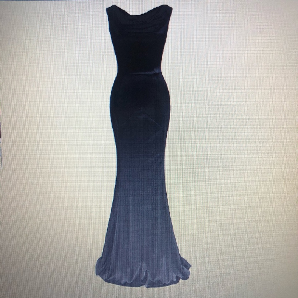 Black elegant evening dress